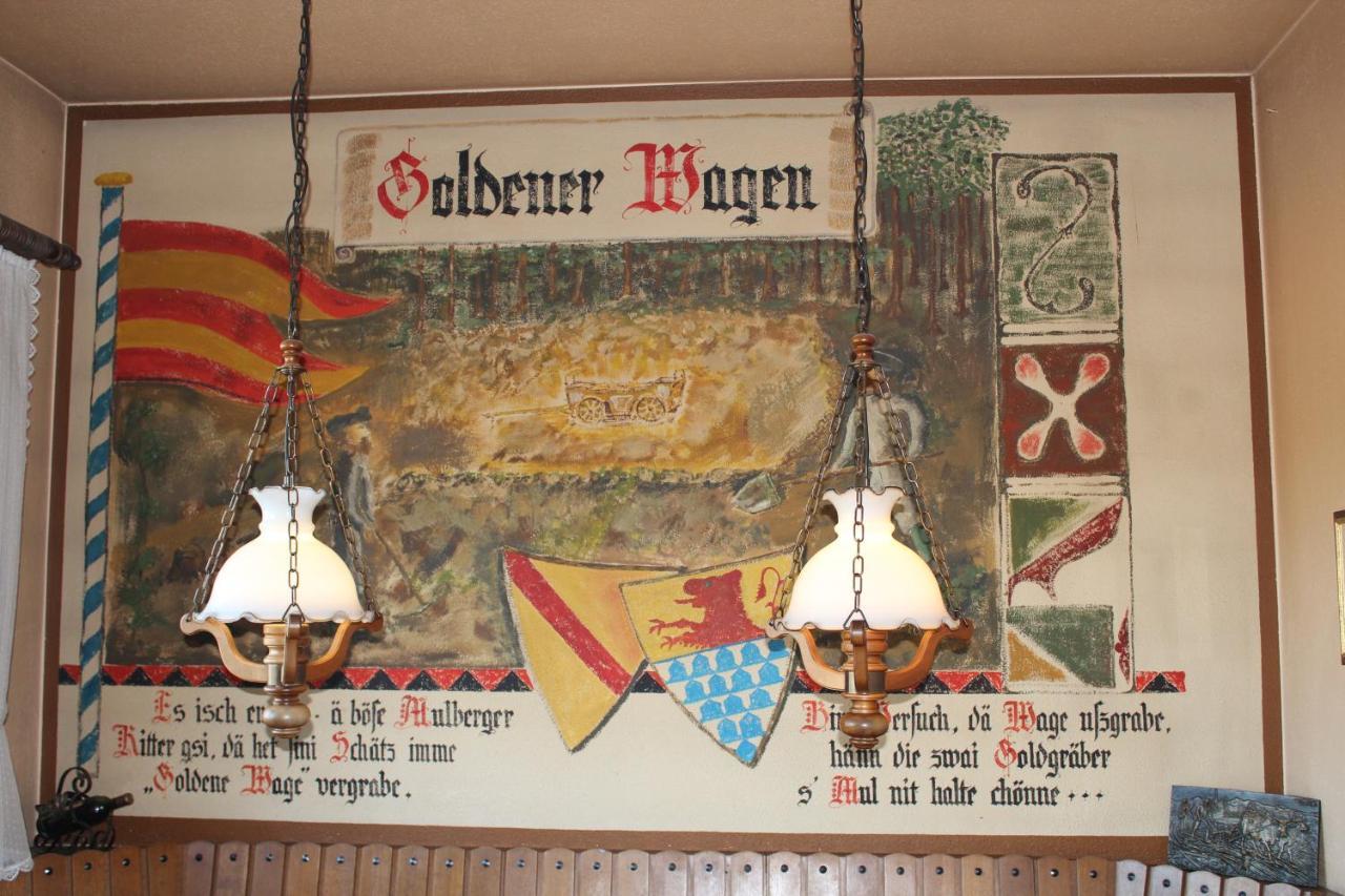 Hotel Zum Goldenen Wagen Maulburg Eksteriør bilde